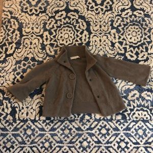 Adorable cropped Trina Turk sweater jacket